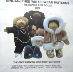 825 MACPHEE 1984 CPK PARKA, MUKLUKS, JACKET VEST PATTERN